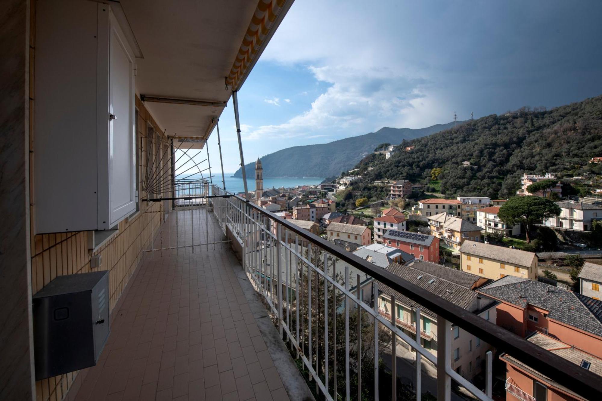 239 - Casa Del Sole Vista Mare Moneglia - 5Minuti A Piedi Dal Mare - Parcheggio Privato Leilighet Eksteriør bilde