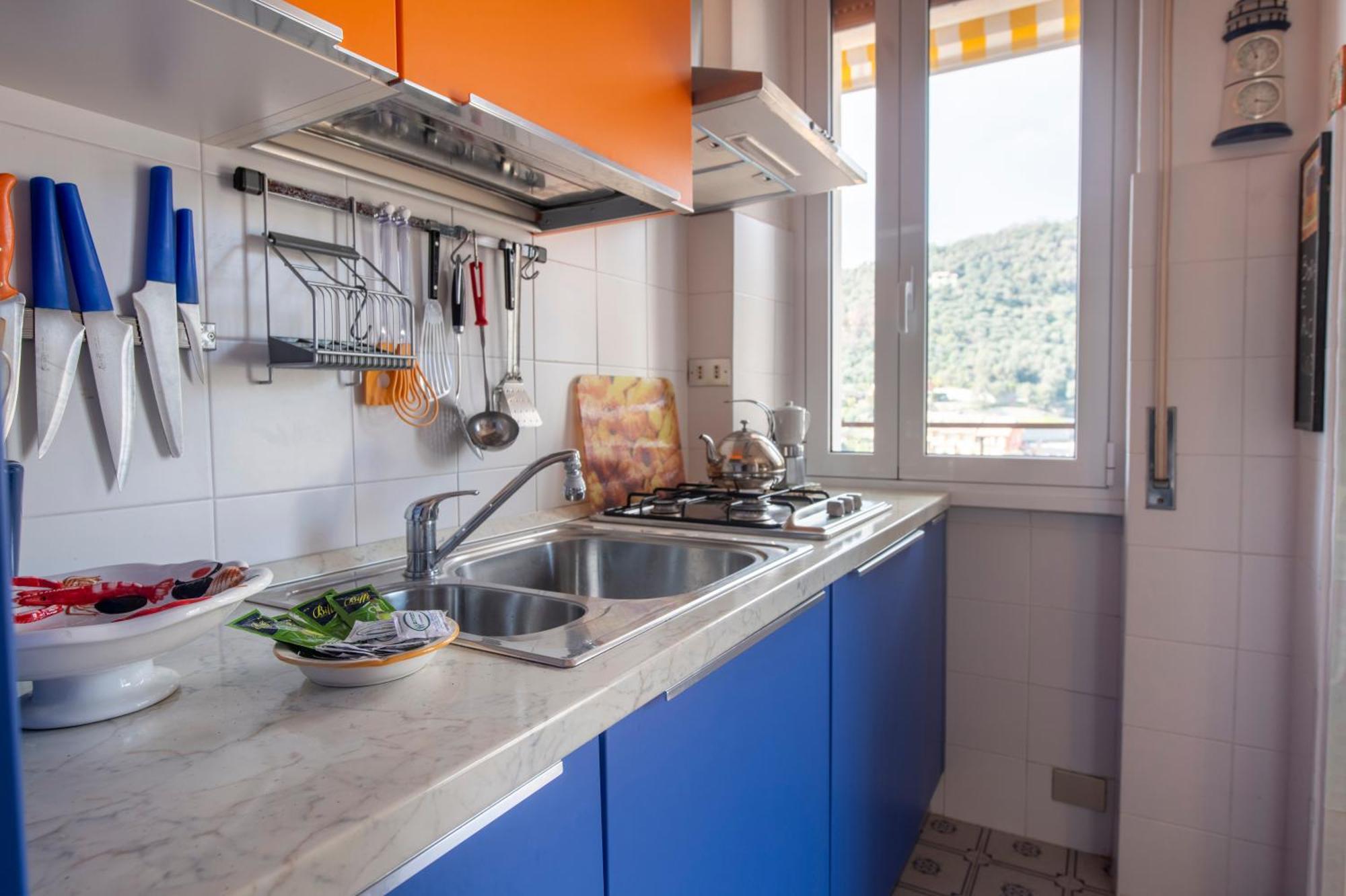 239 - Casa Del Sole Vista Mare Moneglia - 5Minuti A Piedi Dal Mare - Parcheggio Privato Leilighet Eksteriør bilde
