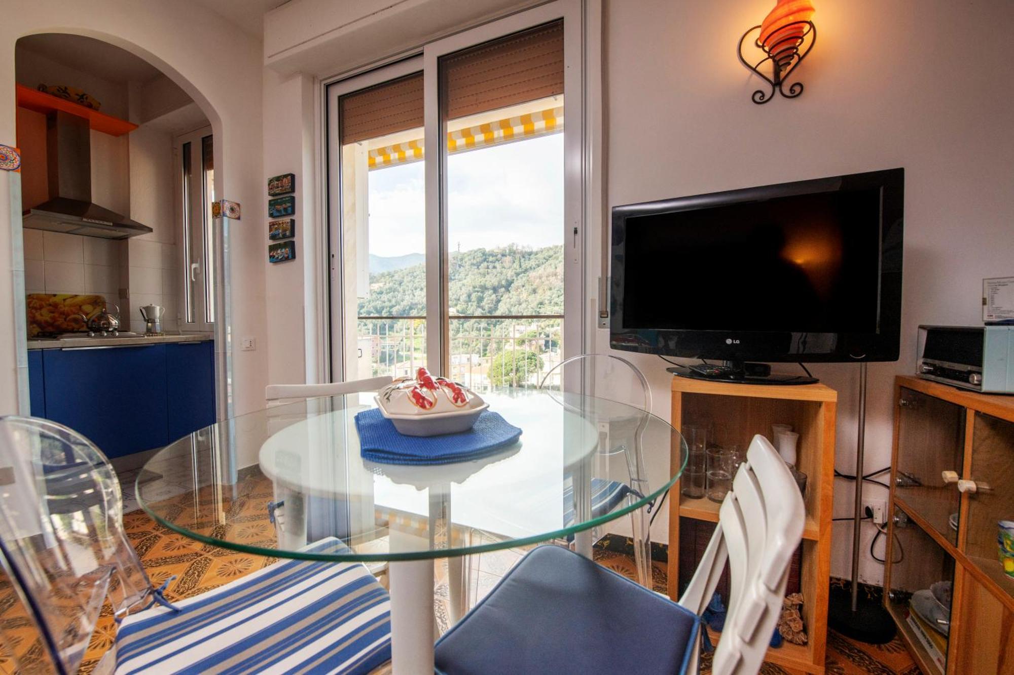 239 - Casa Del Sole Vista Mare Moneglia - 5Minuti A Piedi Dal Mare - Parcheggio Privato Leilighet Eksteriør bilde